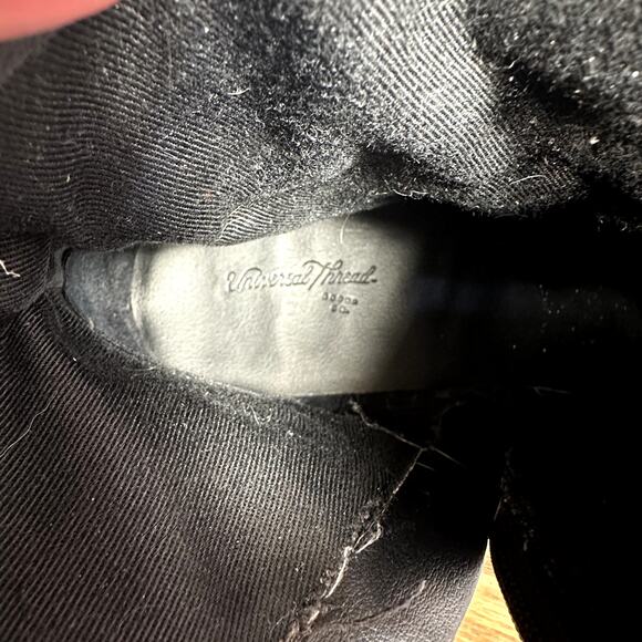 Y2K Chunky Platform Ankle Boots Womens SZ 8.5 Buckle Harness Moto Goth Side Zip - Picture 9 of 9